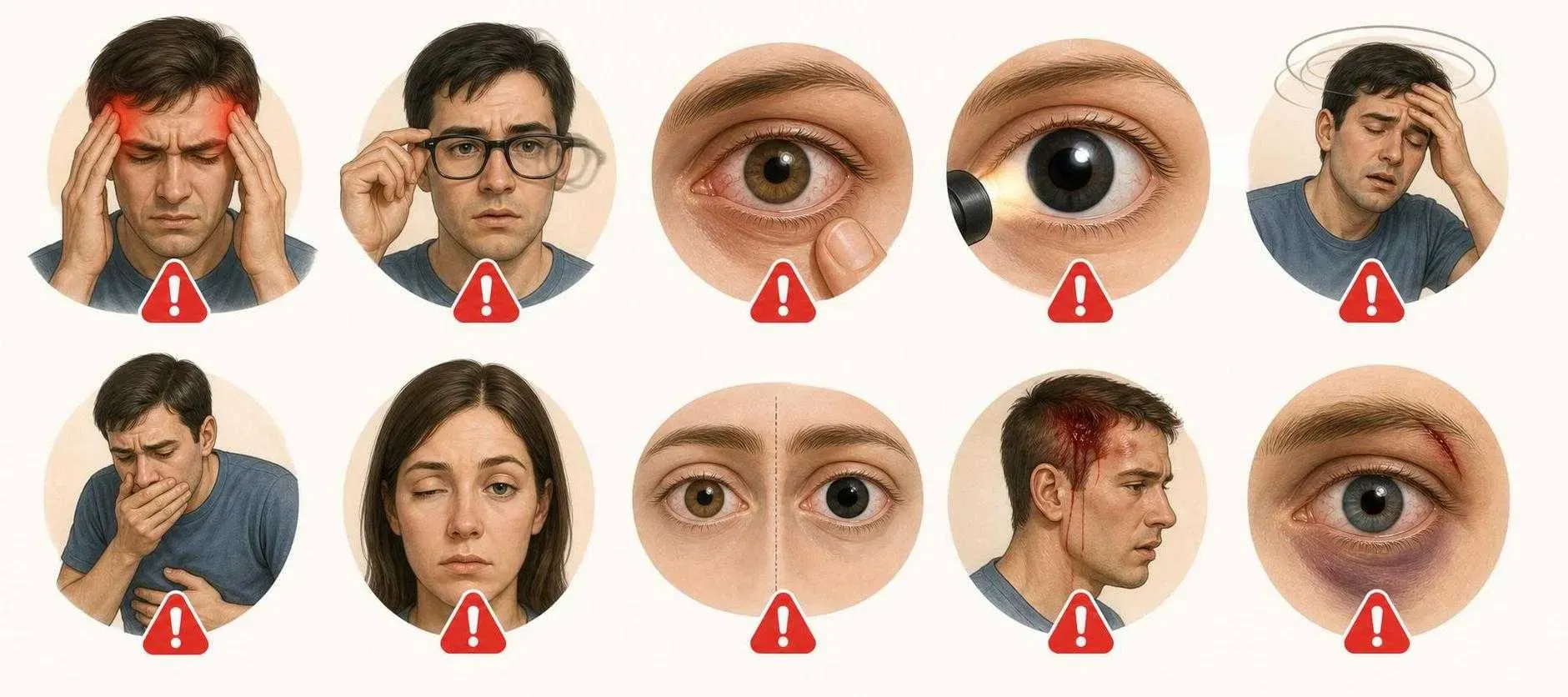 بزرگ شدن مردمک های چشم