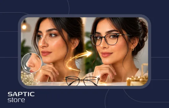 معجزه عینک برای بینی بزرگ ؛ راز چهره ای بی نقص!