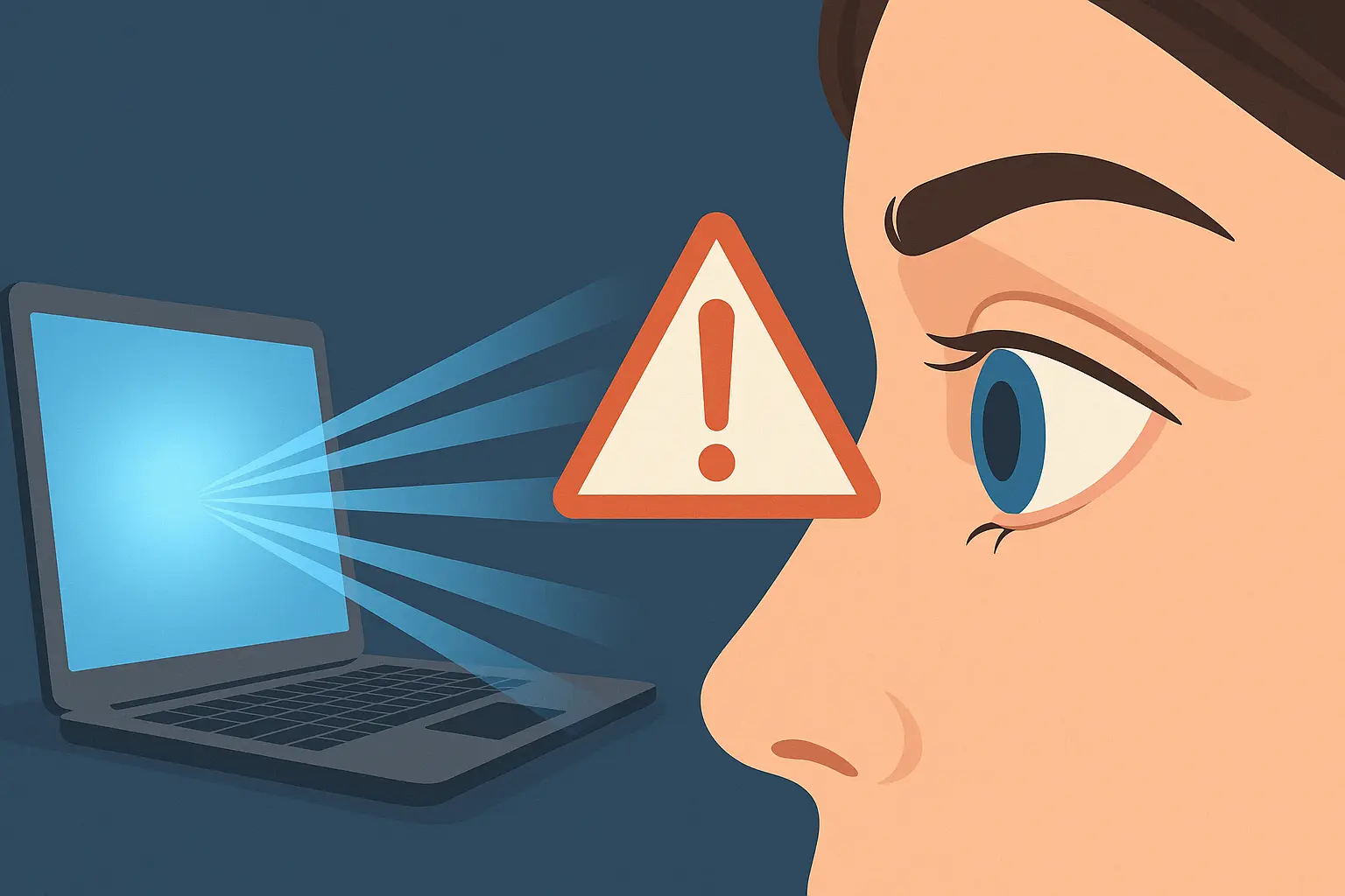 مضرات نور آبی برای چشم