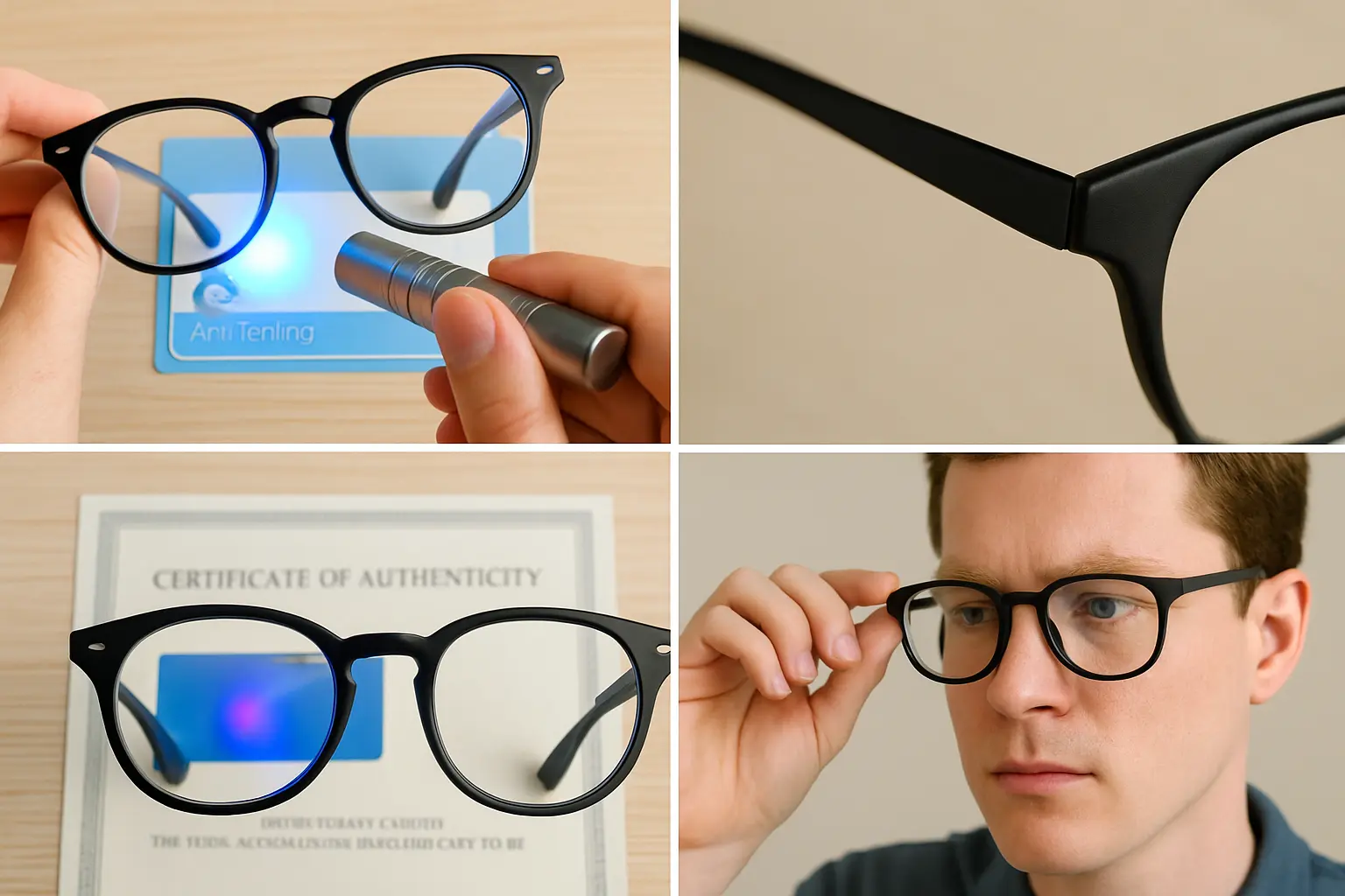 تشخیص عینک بلوکنترل اصل