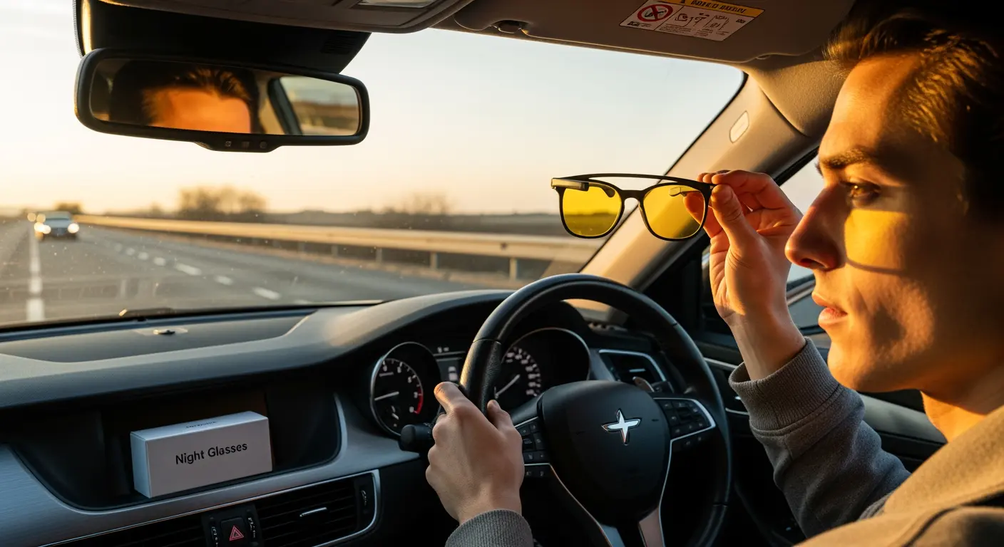 تاثیر عینک شب بر رانندگی