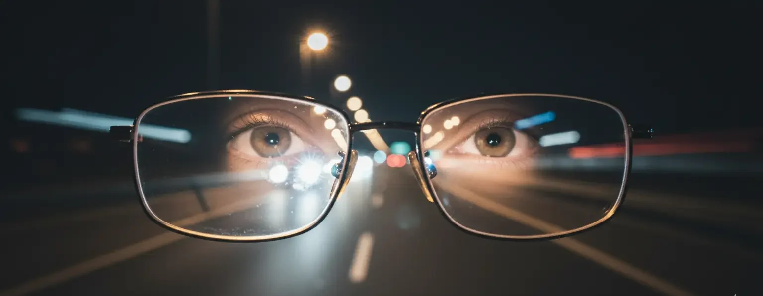 عینک ضدنور چراغ ماشین